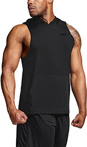 TSLA 2 pakiranje muških mišićnih vrhova mišića, košulje za vježbanje bez rukava bez rukava, odsječene majice za atletsku teretanu