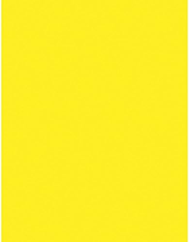 Pacon Corporation 104316 Neon Bond Paper, 24 lb, 100 listova, 8-1/2-inčni x11-inčni, neonsko žuto