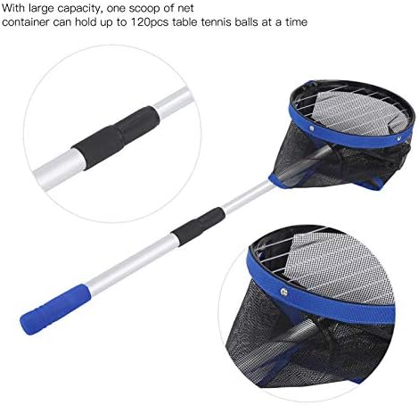 VBESTLIFE TENIS TENENIS BOLD BOLL, podesivi prijenosni pingpong lopta retriver, s uvlačenjem ručke za stolni tenis za odabir i skladištenje