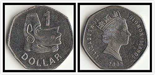 Otoci Oceanije Salomon 1 Yuan Coin 2008 Verzija kolekcije poklona stranih novčića
