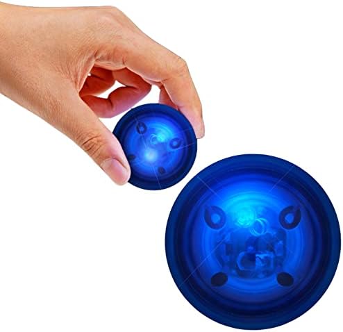 Blinkee LED utjecaj Aktiviranog odskočnog kuglice plava | Rukomet i sportovi za reketu | 1,5 inča | 1 lopta po naručenoj količini.