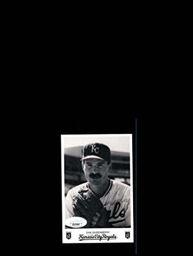 Dan Quisenberry JSA Coa potpisan tim izdao je fotografski autogram fotoagrada - Autografirane MLB fotografije