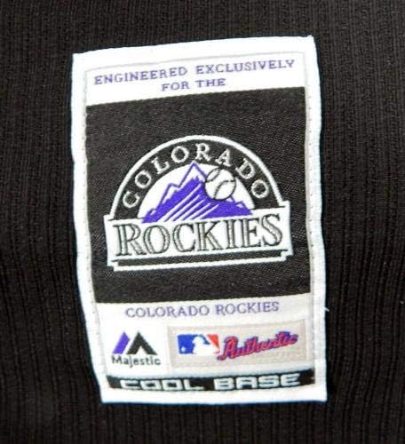 2014-15 Colorado Rockies 36 Igra Korištena crni dres bp ST DP02004 - Igra korištena MLB dresova