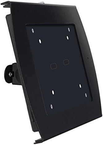 Displas2Go iPad nosač za zidni nosač, gumb skrivene kuće, uključuje nosač čitača kartica za komercijalnu upotrebu, rotiranje
