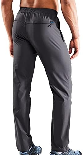 HAIMONT muške lagane planinarske hlače, vanjske brze suhe najlonske hlače s džepovima s patentnim zatvaračem, UPF50 i otpornim na vodu
