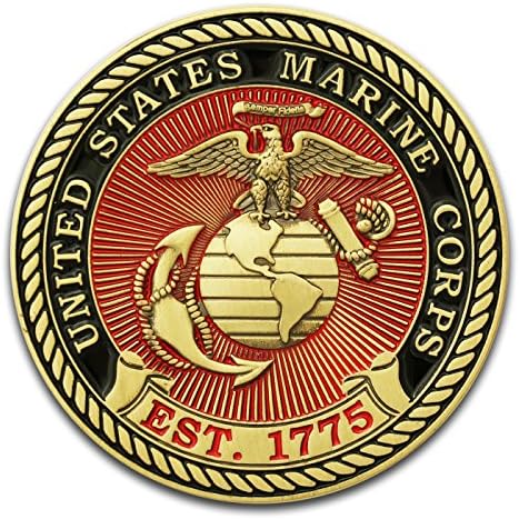 Marine Corps E6 Challenge Coin! USMC SSGT Rank Vojni novčić. Osoblje narednik Challenge Coin! Dizajnirali su ga marinci za marine -