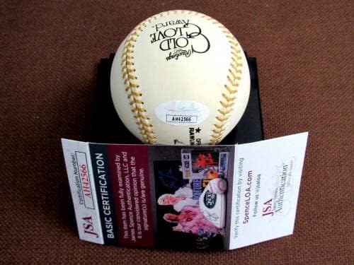 Cesar Cedeno Houston Astros Reds Hof potpisao automatsku zlatnu rukavicu OML bejzbol JSA - Autografirani bejzbol