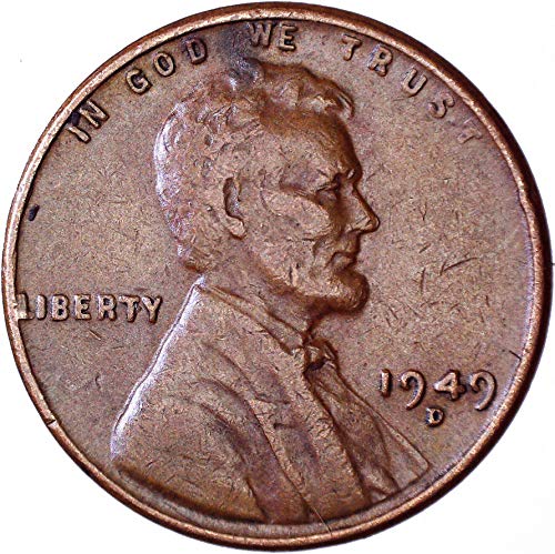 1949. D Lincoln pšenica Cent 1c vrlo fino