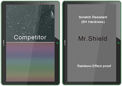 Mr.Shield [2-pack] dizajniran za Huawei MediaPad T3 10 inč / 9,6 inča [Temperirano staklo] Zaštitnik zaslona [0,3 mm Ultra tanka 9h