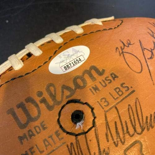 1979 Green Bay Packers tim potpisao je Wilson NFL Game Football Barr Starr JSA CoA - Autographd nogomet