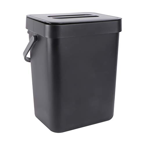 Zerodeko 2 PC Kuhinjske zidne kante za smeće na poklopce viseće kante za smeće za smeće