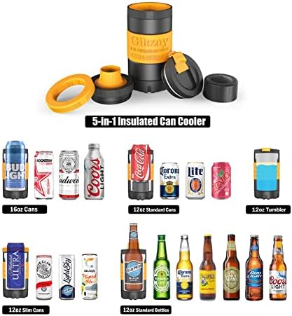 Može hladiti-nehrđajući čelik od 4-u-1, držač za boce i pivo, za 12 oz i 16 oz vitke i redovne limenke, boce i miješana pića, šalica