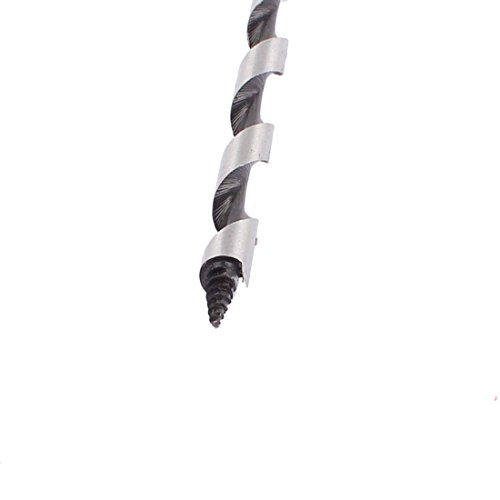 UXCell® 230mmx6mm flauta Spur Olovni vijak metal metal bušilica Bit srebrno siva