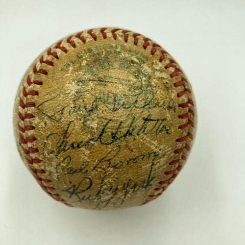 1945. godine Detroit Tigers World Series Champs tim potpisao bejzbol JSA CoA - Autografirani bejzbol