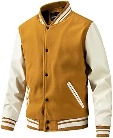 ADSSDQ Kožna jakna za muškarce, plus slatka pješačka dukserica muškaraca Dugi rukavi jeseni debeli kapuljača Pulover Fit Comfort10