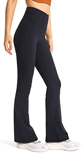 Turbofit Flare joga hlače za žene maslačke meke hlače visokog struka bootleg bootleg rastezanje trbuha za kontrolu trbuha.