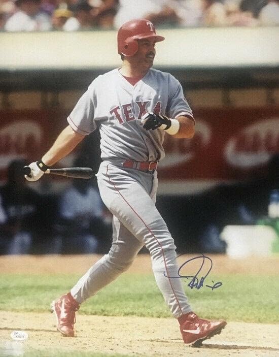 Rafael Palmeiro Autografirani Texas Rangers 16x20 Fotografija 20387 JSA K45278 - Autografirane MLB fotografije
