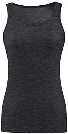 Mesh joga trening tenk trkačice košulje odjeće vrhovi ženska bluza crna labava gornja žena