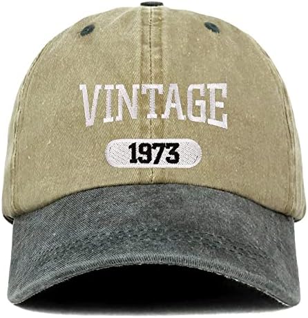 Trgovačka trgovina odjeće Vintage 1973. vezeni 50. rođendan mekana kruna oprana pamučna kapa
