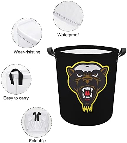 Angary Honey-Badger Veliki rublje za pranje rublja sklopivi košarica za pranje rublja Izdržljiva košarica za odlaganje igračaka