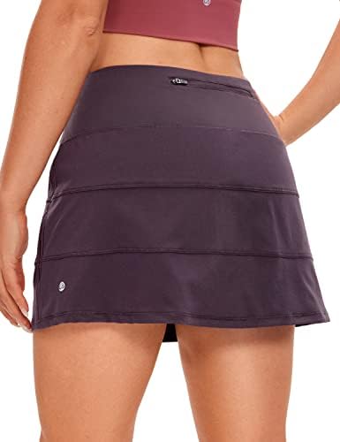 CRZ joga ženske lagane teniske suknje s visokim strukom Atletski trening koji trči sportski golf s džepovima