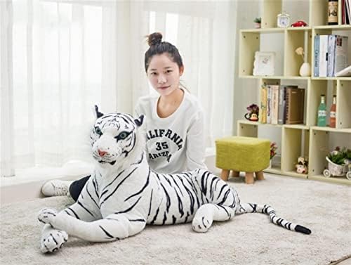 Gayouny 30-120 cm Simulacija bijela tigra plišana igračka Slatka punjena jastuka za jastuk za jastuk Toys kreativni poklon za djecu
