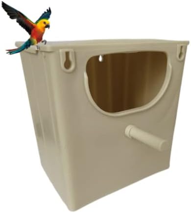 Kutija za uzgoj ptica pofuierkn plastična kuća za gniježđenje papaganga za parenje kutija za ljubavne ptice kockatiel budgie finch