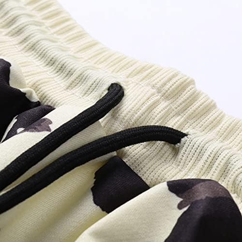 Kratke hlače za žene Odjetna ljetna plaža leopard tiskane lagane kratke hlače povremene elastične kratke hlače s džepovima s džepovima