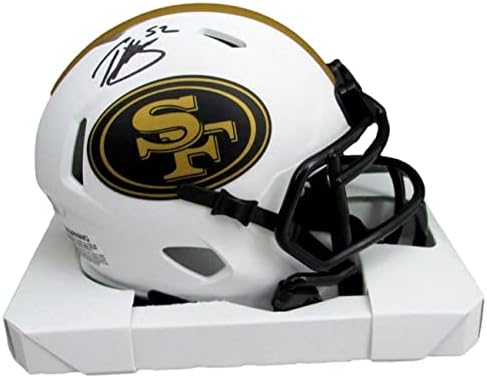 Mini kaciga Patricka hoće li s autogramom 49-a nogometna kaciga - NFL Mini kacige s autogramom
