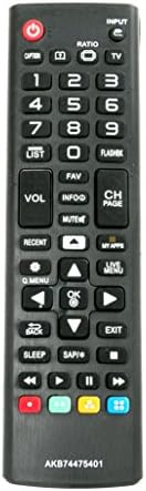 VINABTY AKB74475401 Replaced Smart LED HDTV Remote Control fit for LG TV AGF76631042 40LF6300 55EF9500 55EG9100 55EG9200 55UF6430 70UF7700
