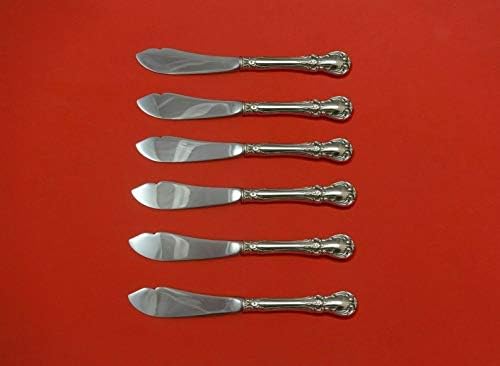 Prilagođeni set noževa za pastrve od srebra od 6 komada