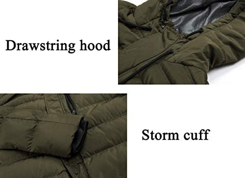 Muški muški dugački vjetar zadebljani zimske jakne s puhastom jaknom