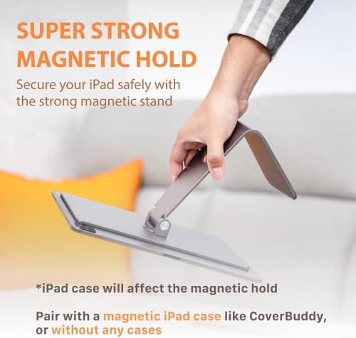 Carbon Coverbuddy Magnetic iPad Pro 12,9 ”slučaj s aluminijskim magnetskim iPadom Pro 12,9” Stand Magmount za iPad