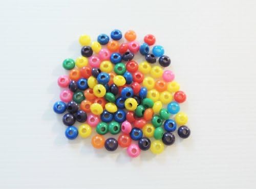 Polu-ravni čvrste akrilne perle dijelove igračaka za ptice 100 komada