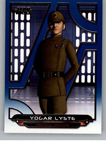 2018. Topps Star Wars Galactic Files Blue Reb-22 Yogar Lyste Službena nesportska trgovačka kartica u NM ili bolji Conditon