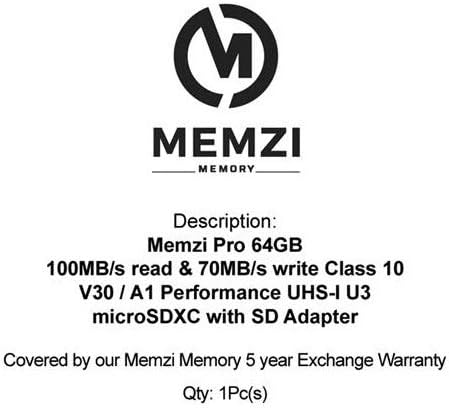 Memorijska kartica MEMZI PRO Micro SDXC kartica kapaciteta 64 GB za mobilne telefone Blackview BV6800 Pro, BV9500 Pro, BV9500, A20