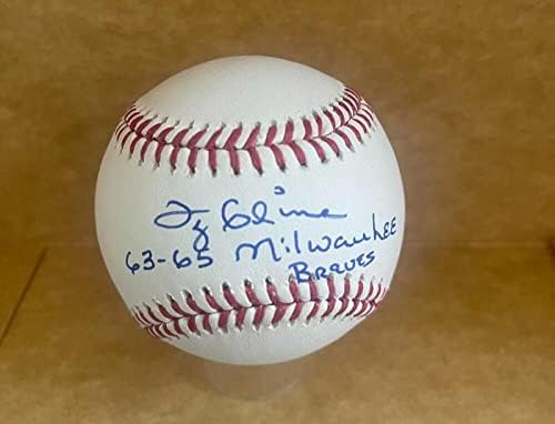 Ty Cline 63-65 Milwaukee Braves potpisao auto M.L.Baseball Beckett ovjeren
