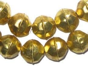 Najveće fasetirane aluminijske perle zlatne boje duljine 14 mm 24 inča