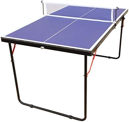 KL KLB Sport stolni teniski stol Srednja i prijenosna ping pong stol set s mrežom i 2 ping pong vesla za unutarnju vanjsku igru