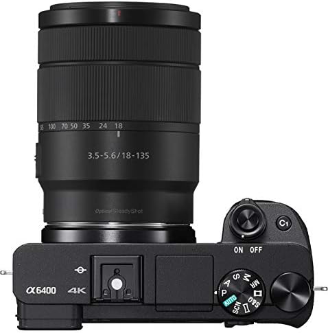 Sony A6400 4K bez ogledala kamera ILCE-6400M/B sa 18-135 mm F3.5-5,6 OSS ZOOM Objektiv komplet i deco zupčanik filtra za putnike set