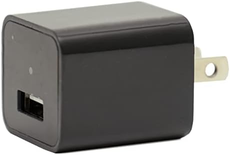 Spy Associates Security Mini USB Charger 1080p HD Skrivena kamera w/DVR i WiFi daljinsko gledanje - bežični unutarnji skriveni tajne