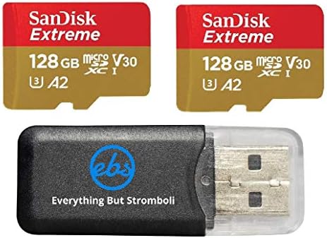 Memorijska kartica SanDisk Extreme microSD Kartica od 128 GB za neradnik DJI Air 2S brzinom video 4K V30 UHS-I A2 160 MB / s SDXC memorijske