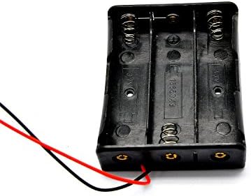 Secom 3.7V 18650 držač baterije, UM18650 LI-battery futrola s crvenom/crnom žicom dovodi dugačku 150 mm, 3,7V li-battery utičnica,