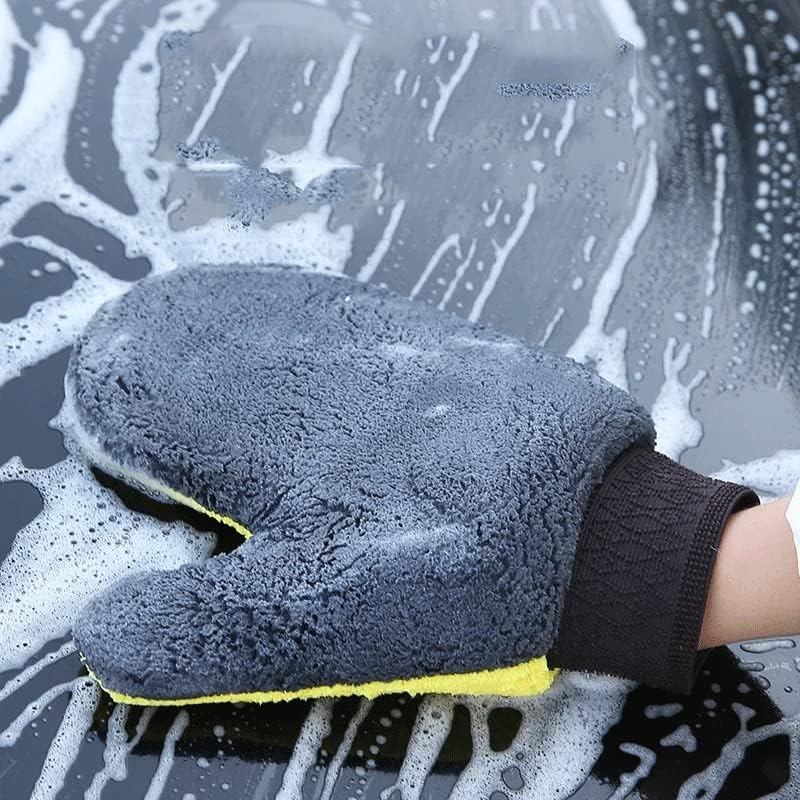 Xmtxzzim rukavice za pranje automobila dvostrana mekana čišćenja automobila upijaju vrata za čišćenje meke njege