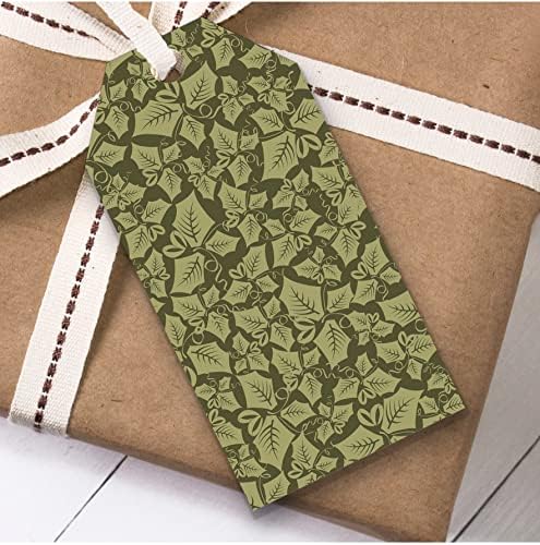 Kadulja zelena božikovina i bršljan slučajni rođendanski poklon poklon oznake