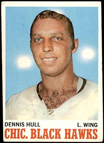 1970. Topps 14 Dennis Hull Chicago Blackhawks VG Blackhawks