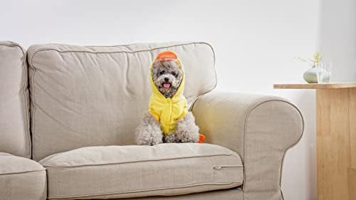 Mogoko Duck Dog kostimi, kapuljače za kućne ljubimce Halloween, preslatka kostim od žute patke, kapuljača za životinjsku runu topla