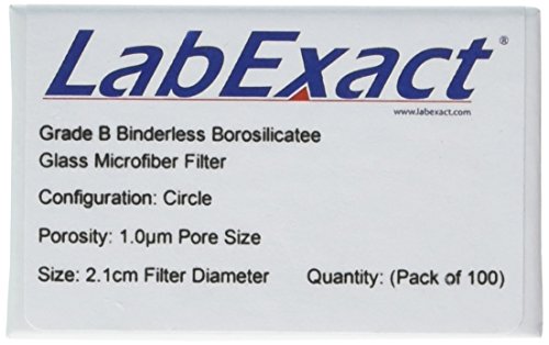 1200217 stakleni filter od mikrovlakana razreda B, borosilikatno staklo bez veziva, 1,0 mikrona, 2,1 cm