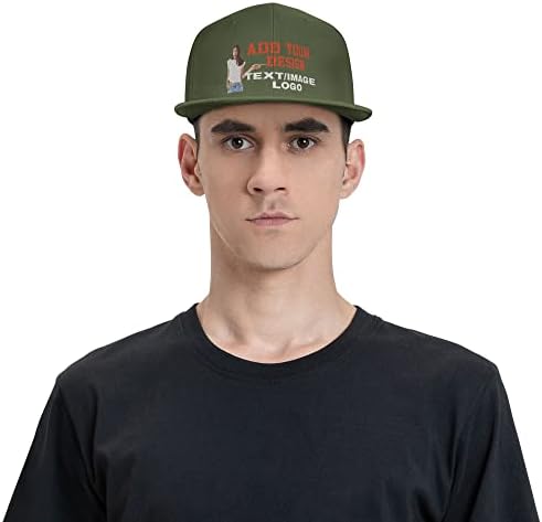 Prilagođene jednostavne Hip-Hop bejzbolske kape za muškarce i žene personalizirana kapa s ravnim obodom s dodanom slikom/tekstom/logotipom