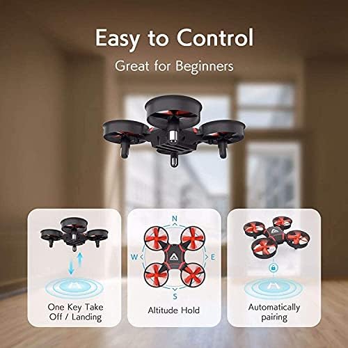 Attop Mini drone za djecu i početnike-Easy Drone daljinsko upravljanje, jedan ključ polijetanje, automatsko spajanje, visina, bacaj